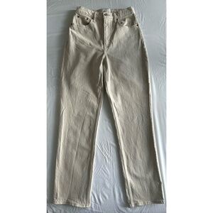 Abercrombie Curve Love Ultra High Rise 90s Straight Jean - Size 27 Regular Stone
